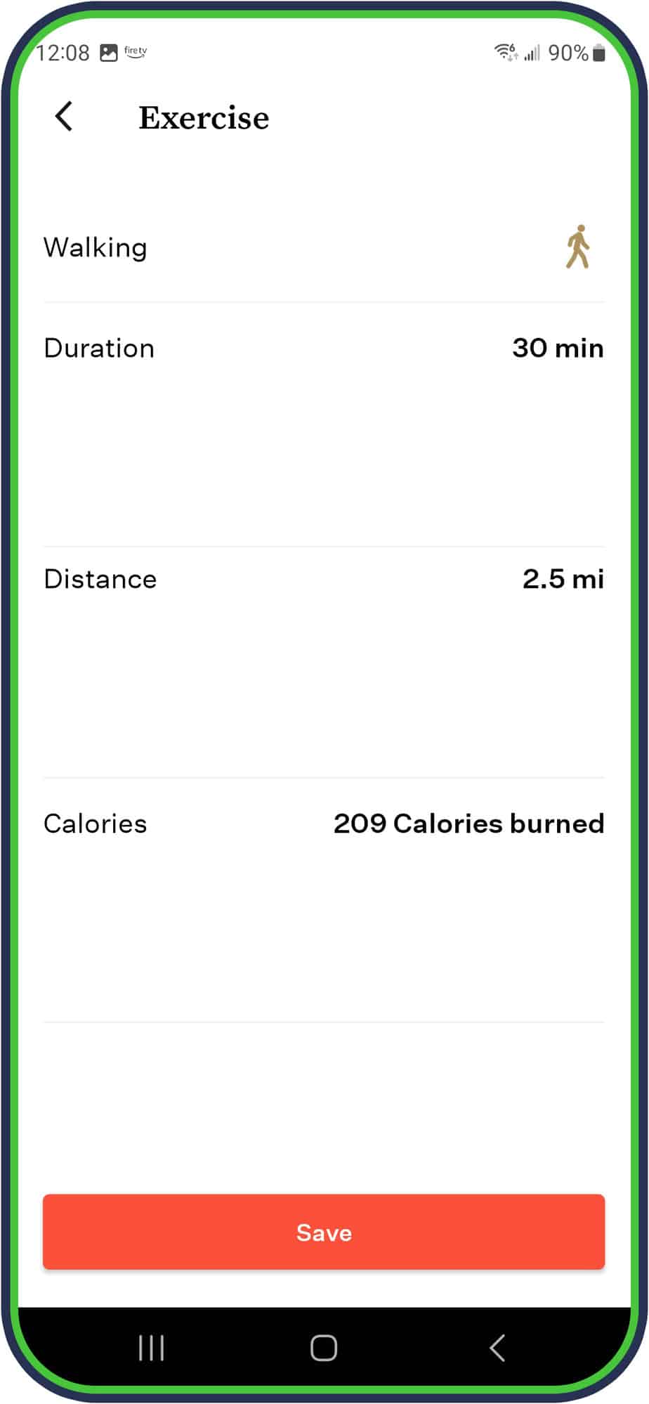 Track Exercise - walking