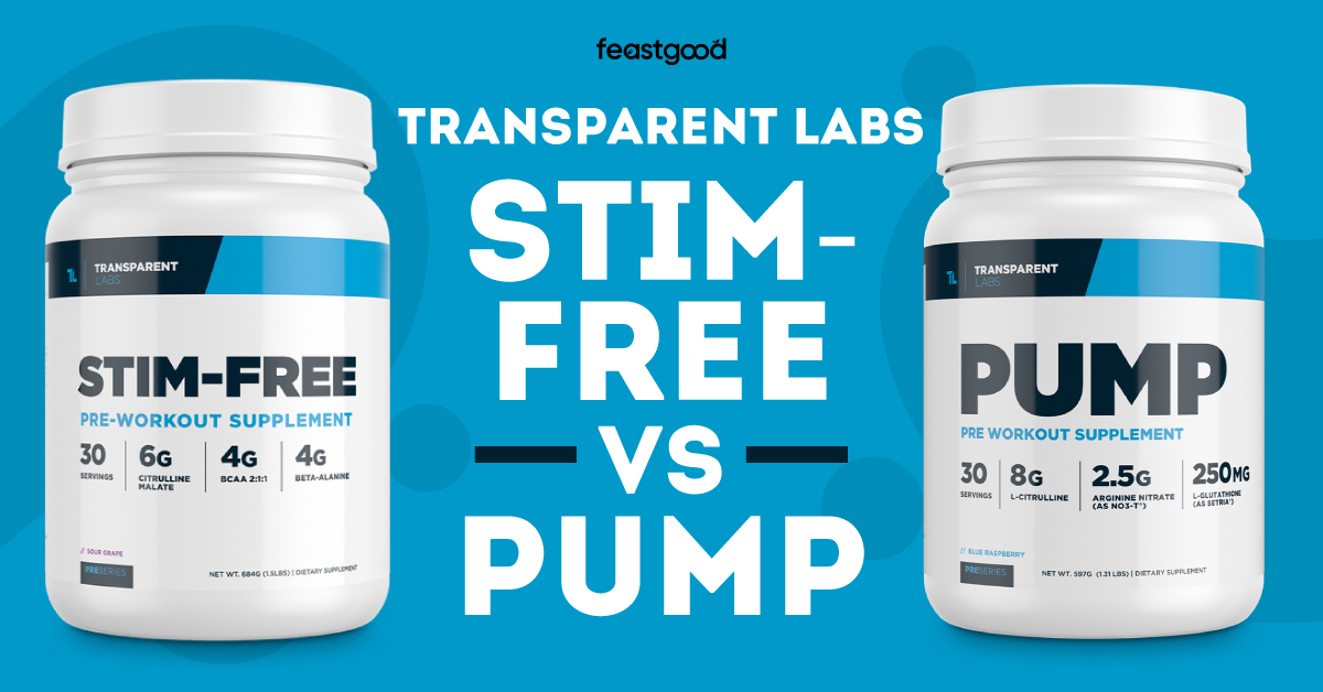 Transparent Labs Stim-Free vs Pump 7 Differences (TESTED)