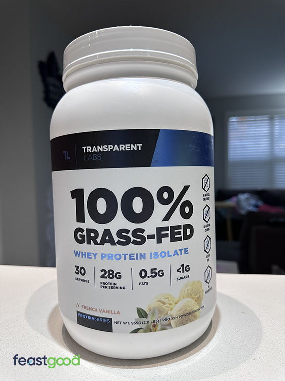 Transparent Labs Grass Fed Whey Protein