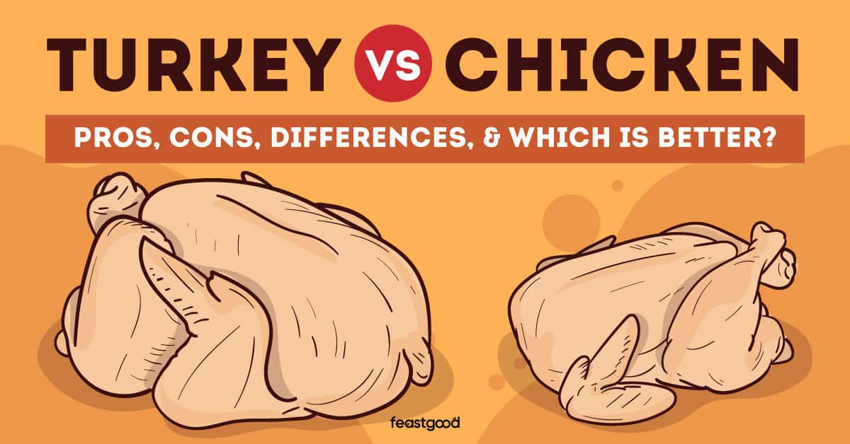 Turkey vs. Chicken: pros, cons, differences, & which is better?