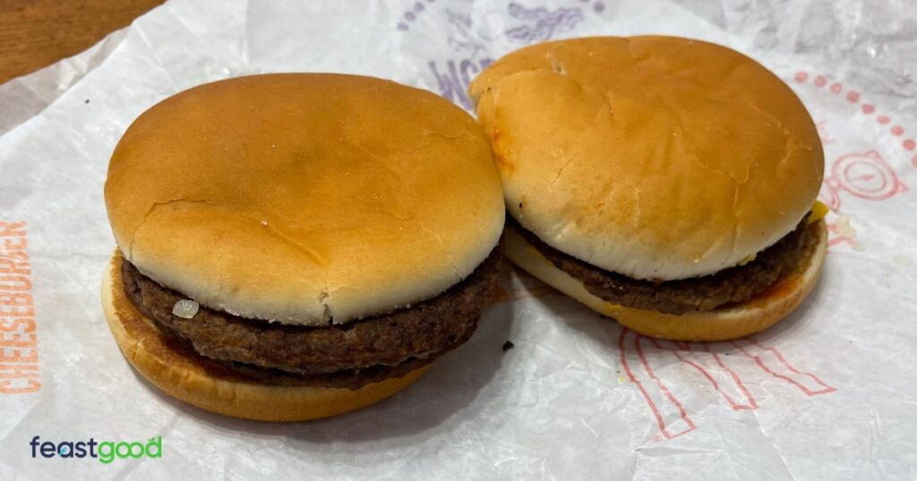 McDonald’s Bulking Meal #1: Two McDoubles® (800 Calories)