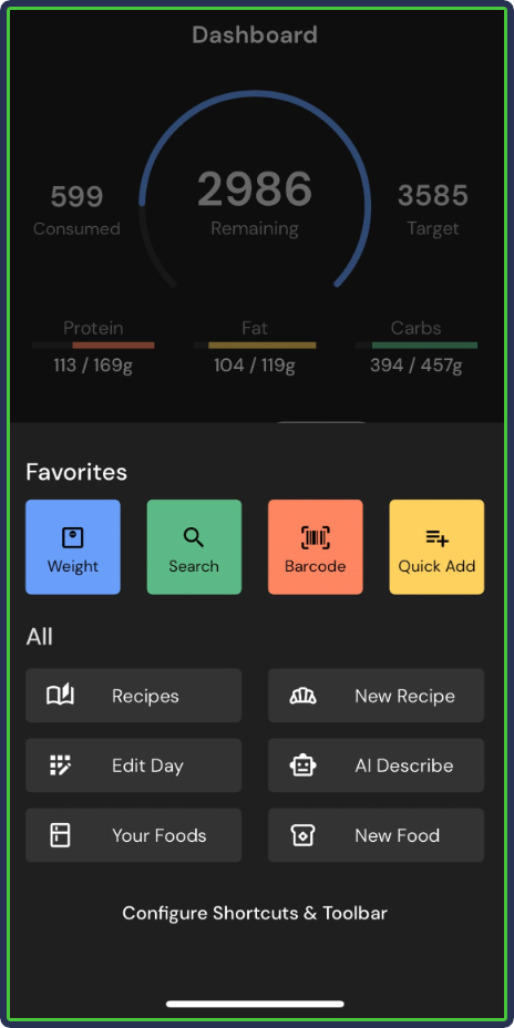 MacroFactor: Body weight log - weight icon