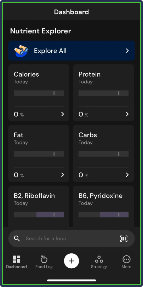 MacroFactor: MacroFactor: Custom Micronutrient Goals - pinned nutrients show up in the dashboard