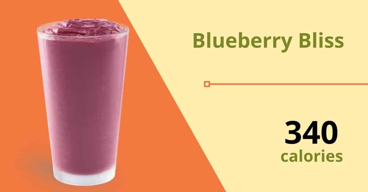 tropical smoothies blueberry bliss (340 calories) 