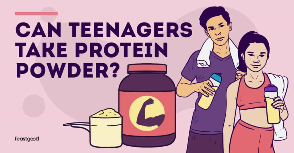 can teenagers take protein powder