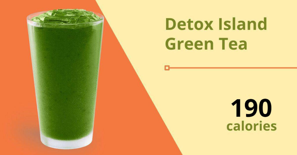 tropical smoothies detox island green tea (190 calories)