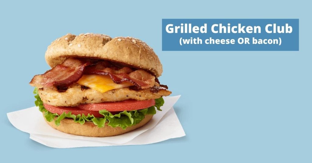 Chick-Fil-A grilled chicken club