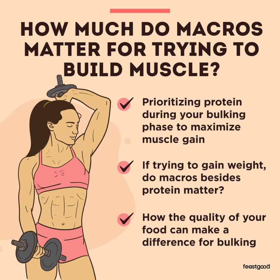 how much do macros matter for trying to build muscle