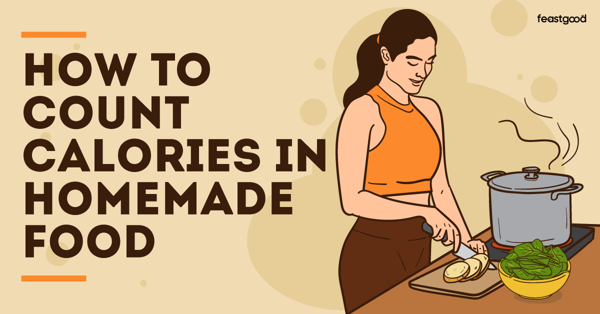 how to count calories in homemade food