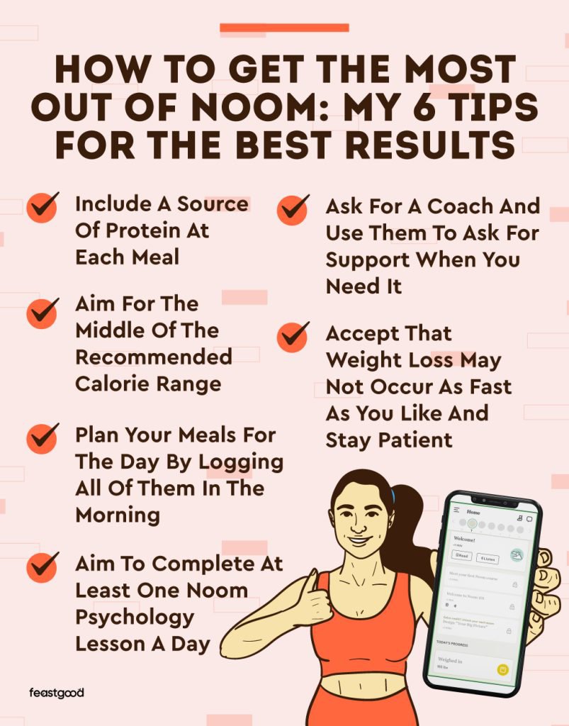 how to get the most out of noom: my 6 tips for the best results