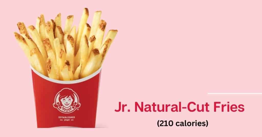 Wendy's jr. natural-cut fries (210 calories)