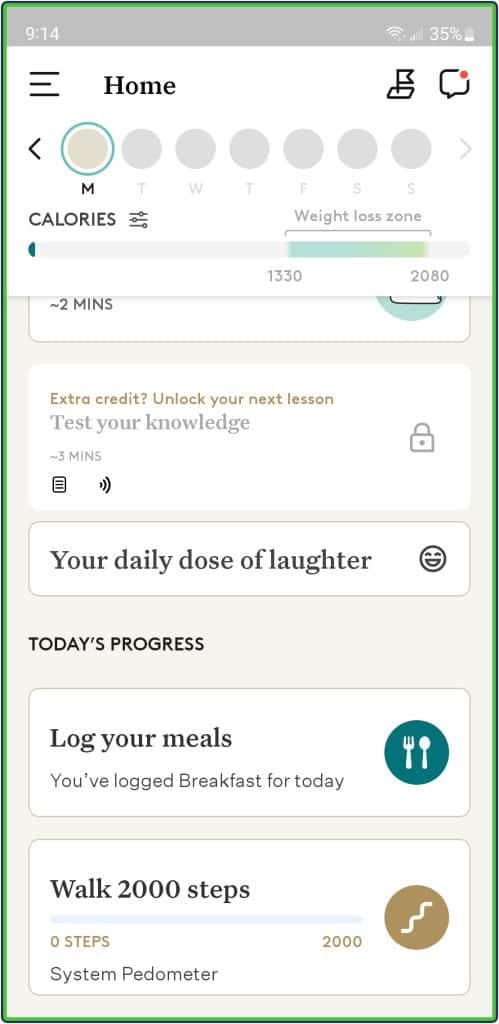 Noom - log your meals