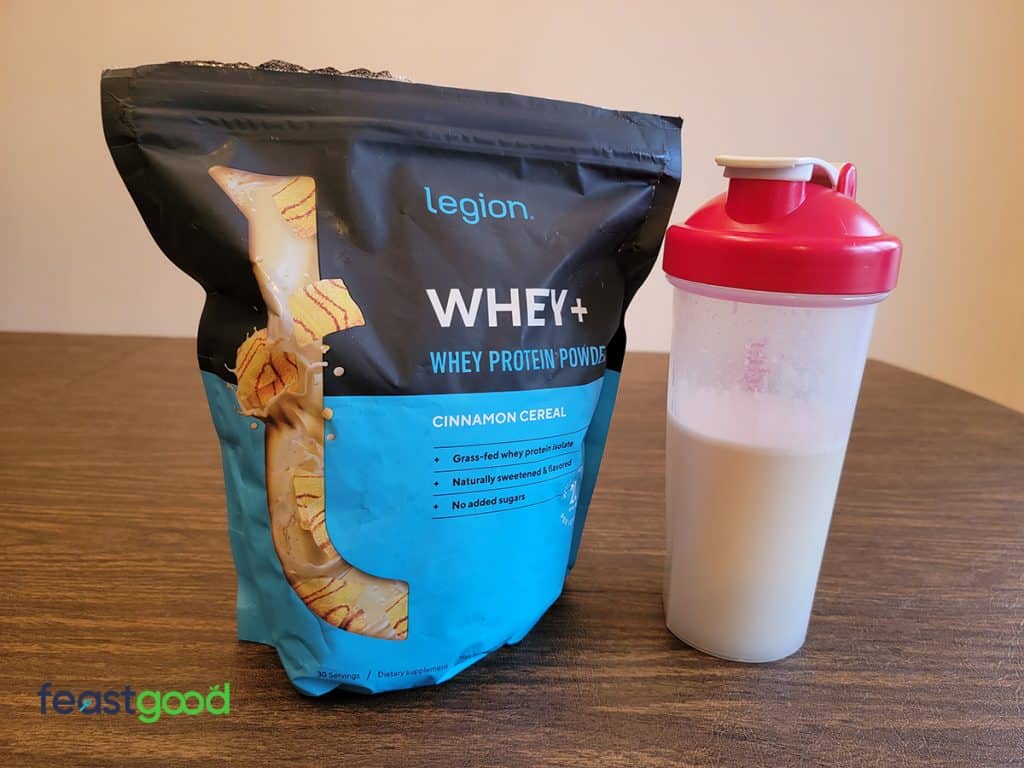 overview of legion whey protein powder