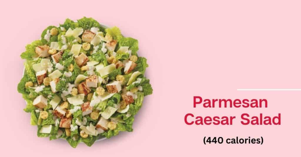 Wendy's parmesan caesar salad (440 calories)