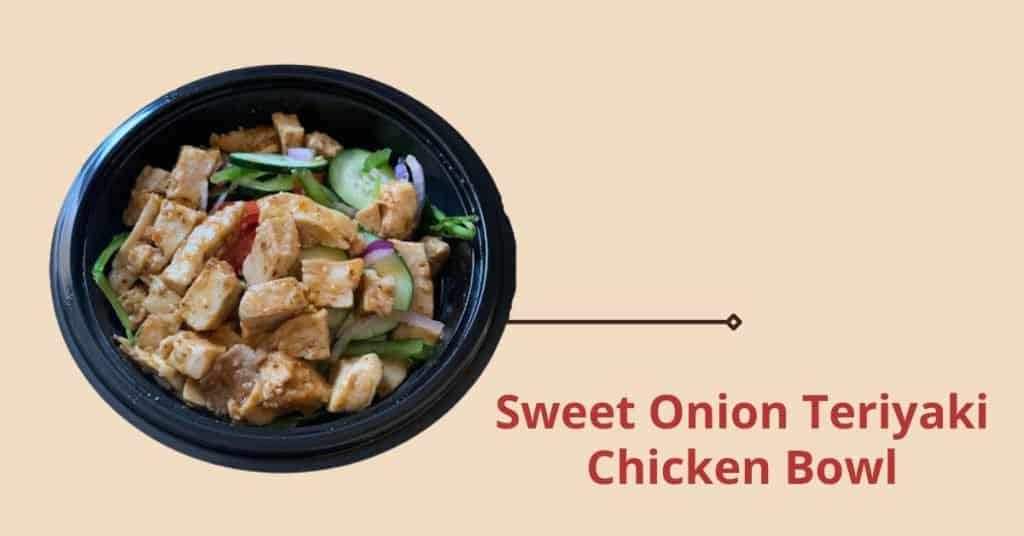 sweet onion teriyaki chicken bowl