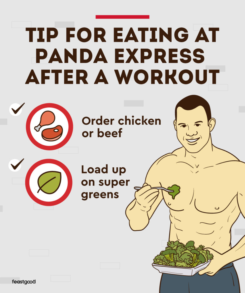 tip for eating at panda express after a workout