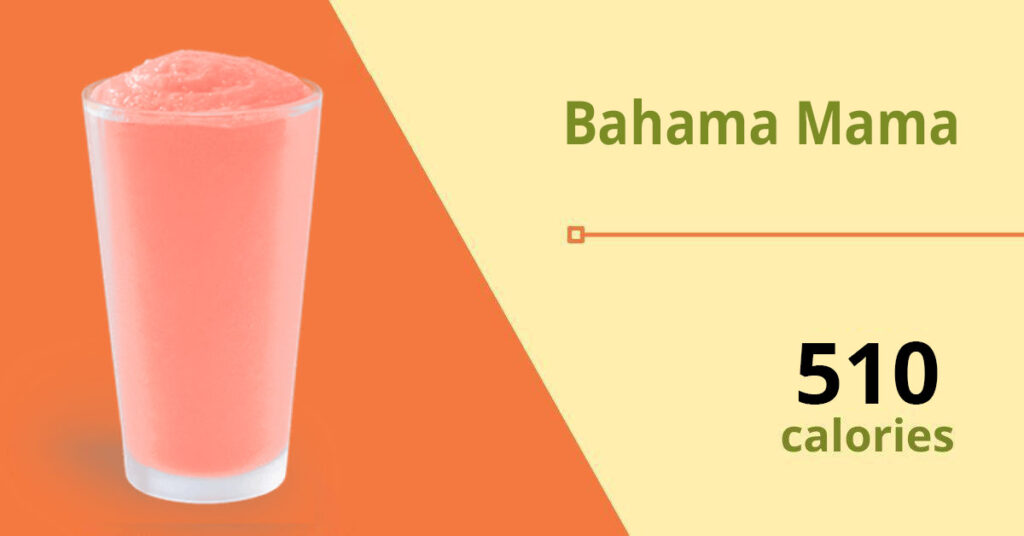 tropical smoothies bahama mama (510 Calories)