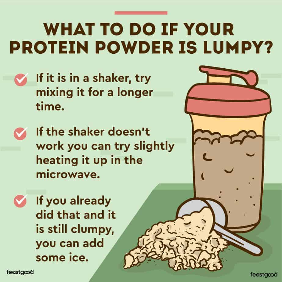 What to do if your protein powder is already lumpy?